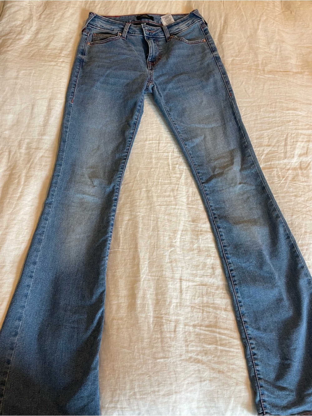 True Religion Becca Mid Rise Bootcut Flare Jeans 25